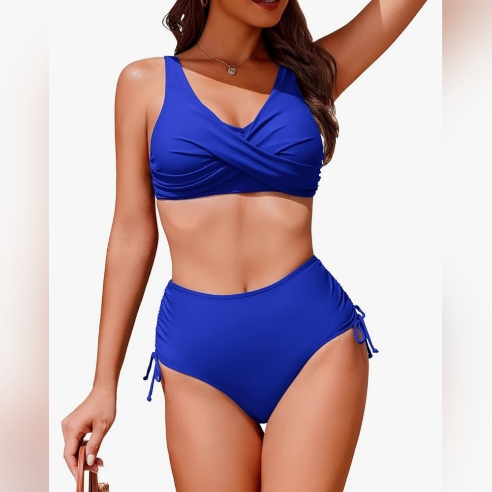 Blue Women's Swimwear Set (T30)